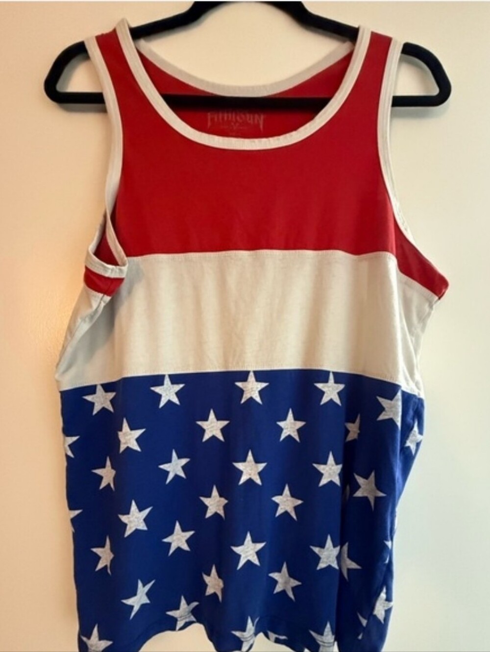 Fifth Sun Red, White, and Blue American Flag Tank Top